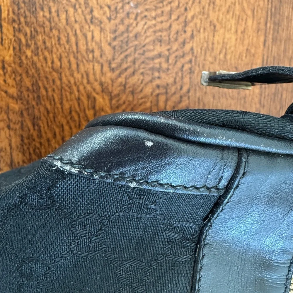 Gucci Black GG Logo Weekender Travel Bag with COA - Picture 13 of 16